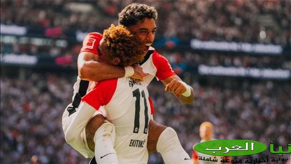 موعد مباراة آينتراخت فرانكفورت ويونيون برلين في الدوري الألماني والقناة الناقلة