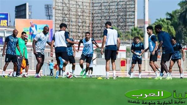 بمشاركة شلبي ودونجا، 8 صور ترصد مران الزمالك استعدادًا لمواجهة البنك