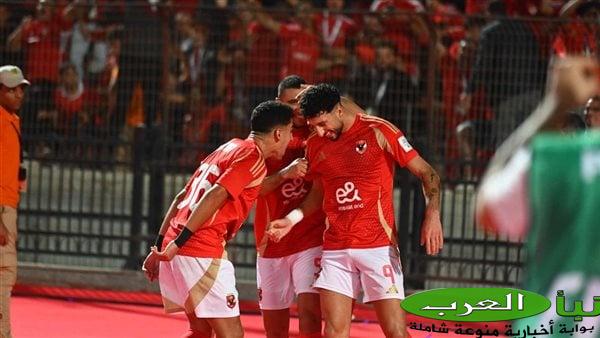 الدوري الممتاز، الأهلي يتقدم على سيراميكا 2-1 في الشوط الأول