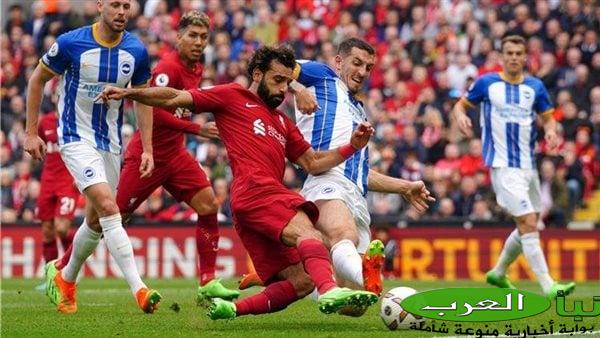 الموعد والقناة الناقلة لمباراة ليفربول وبرايتون في الدوري الإنجليزي