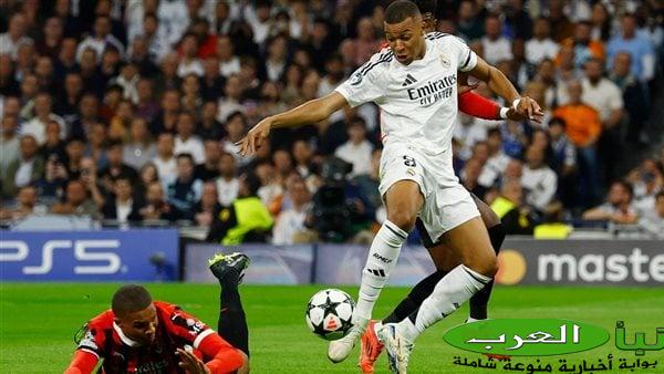 دوري أبطال أوروبا، ميلان يتقدم على ريال مدريد 2-1 في الشوط الأول (صور)