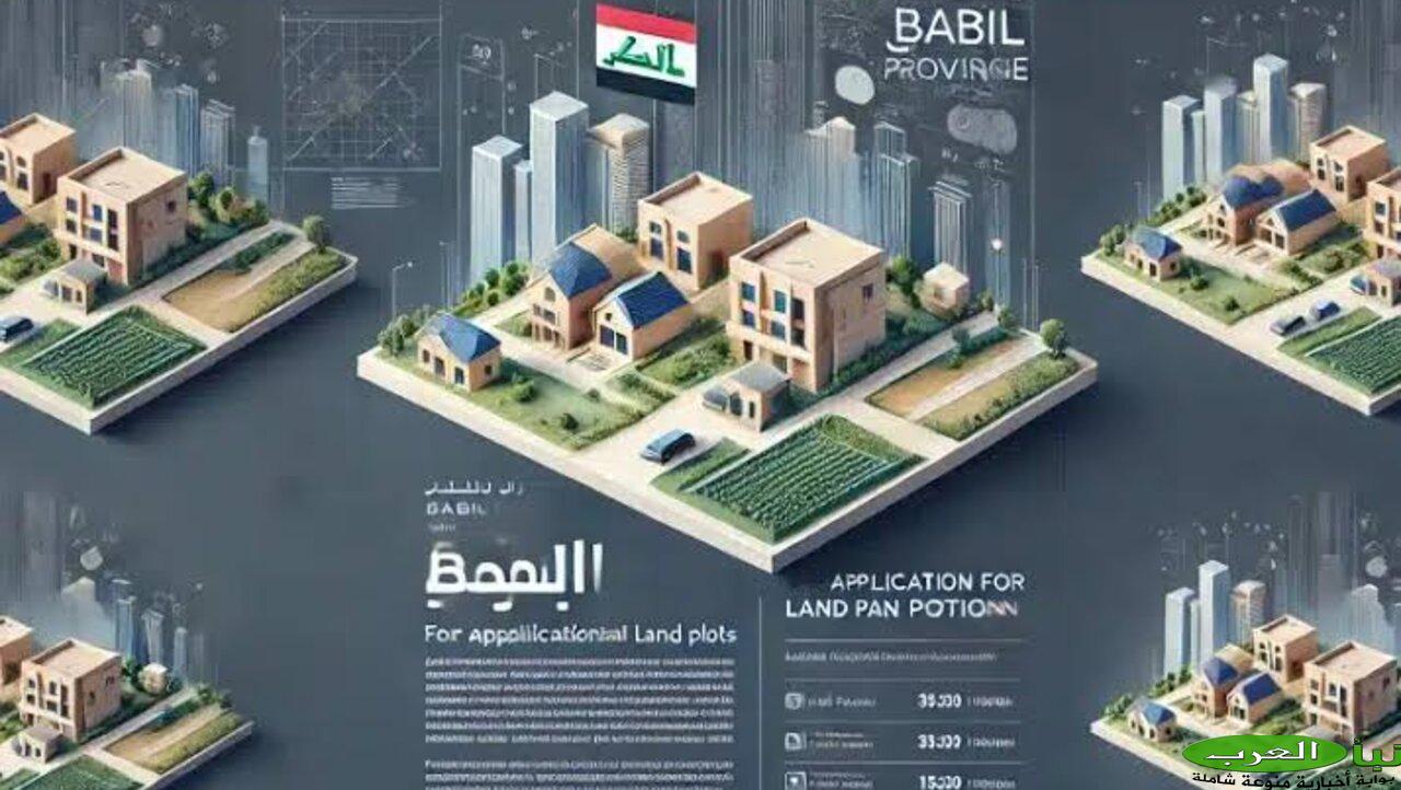 “ديوان بابل يُعلن فتح باب التقديم”… التقديم على قطع الأراضي بابل بالخطوات والفئات المؤهلة للتقديم 2024